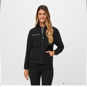 Figs Sydney Scrub Jacket